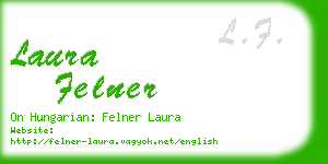 laura felner business card